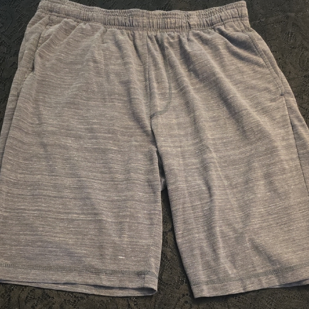 Champion Men's Gray Heather Athletic Pull-On Shorts